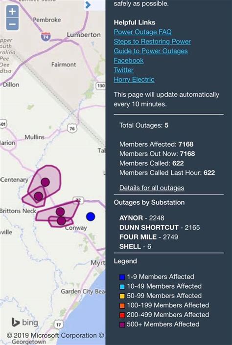 power outage santee cooper|santee cooper power outage map.